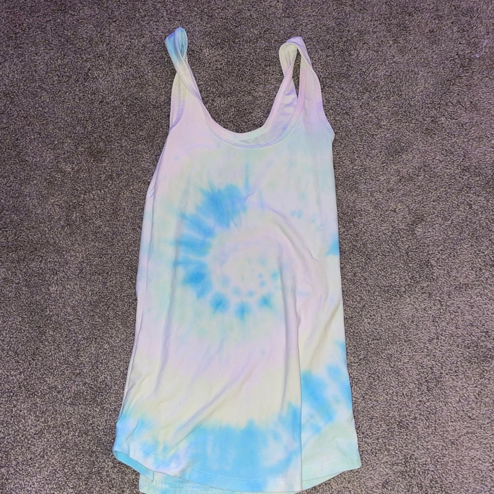 Tie Dye tank top. Silky material